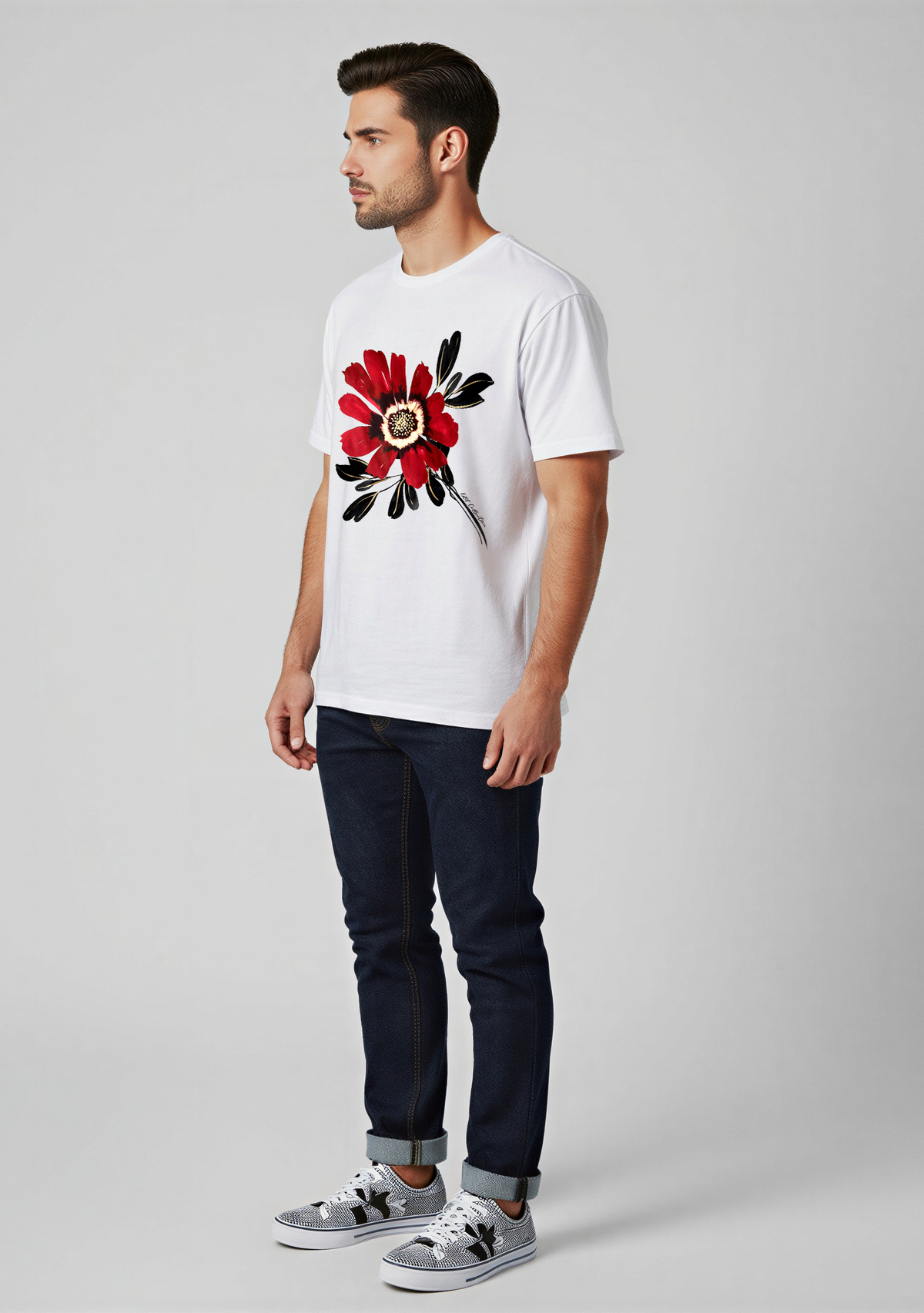 EDIT COLLECTION - Red Flower Poppy Tee