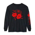 EDIT COLLECTION - Painted Red Floral Long Sleeve T-shirt