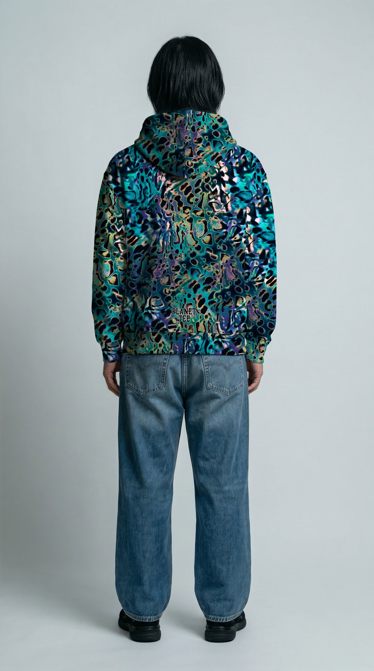 Jaguar Print Unisex Hoodie Without Logo