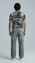 Mono Clouded leopard Men's Tee