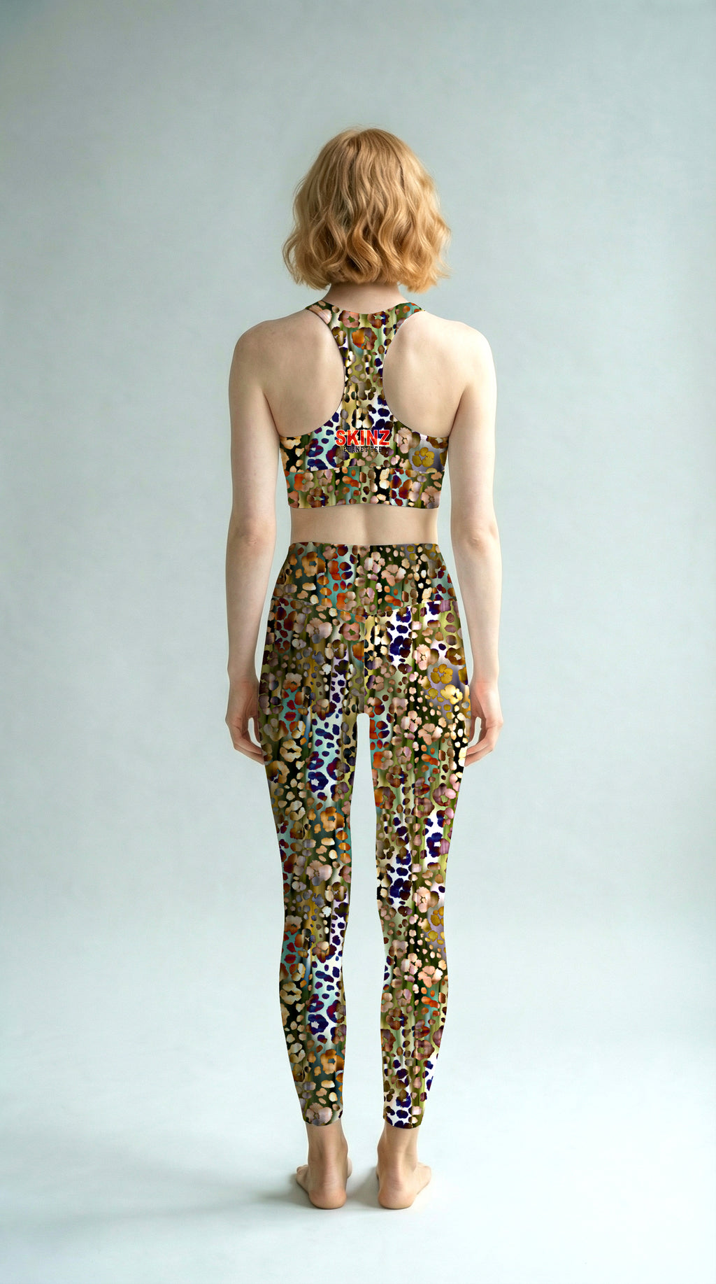 Multi Layered Leopard Yoga Leggings