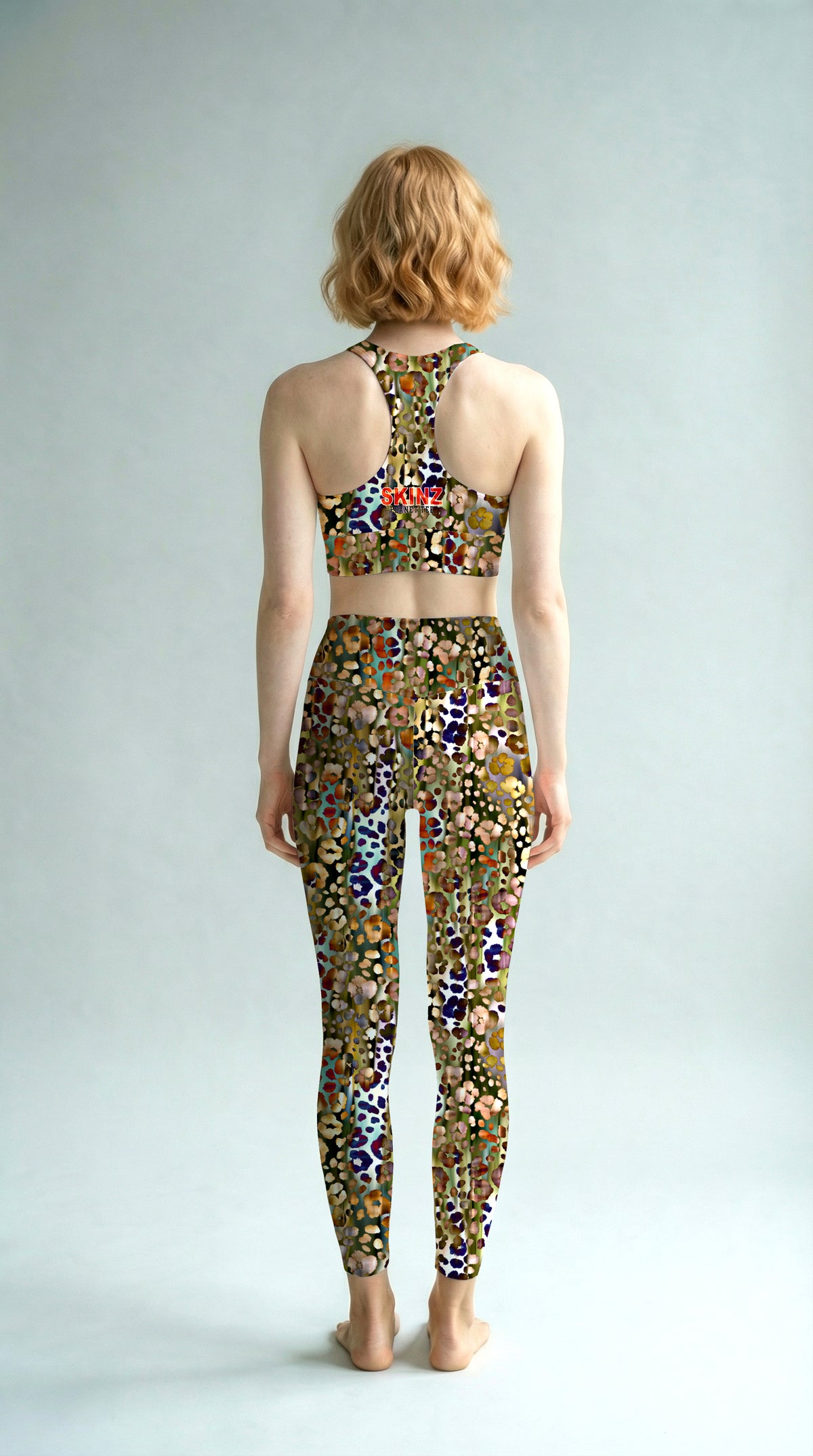 Multi Layered Leopard Yoga Leggings