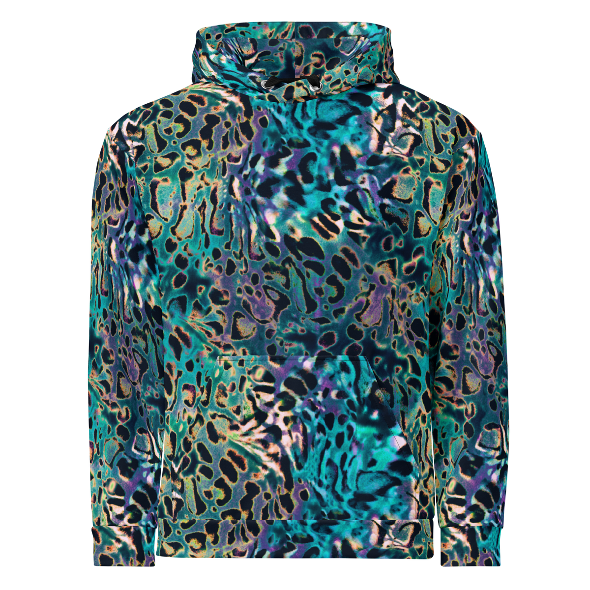 Jaguar Print Unisex Hoodie Without Logo