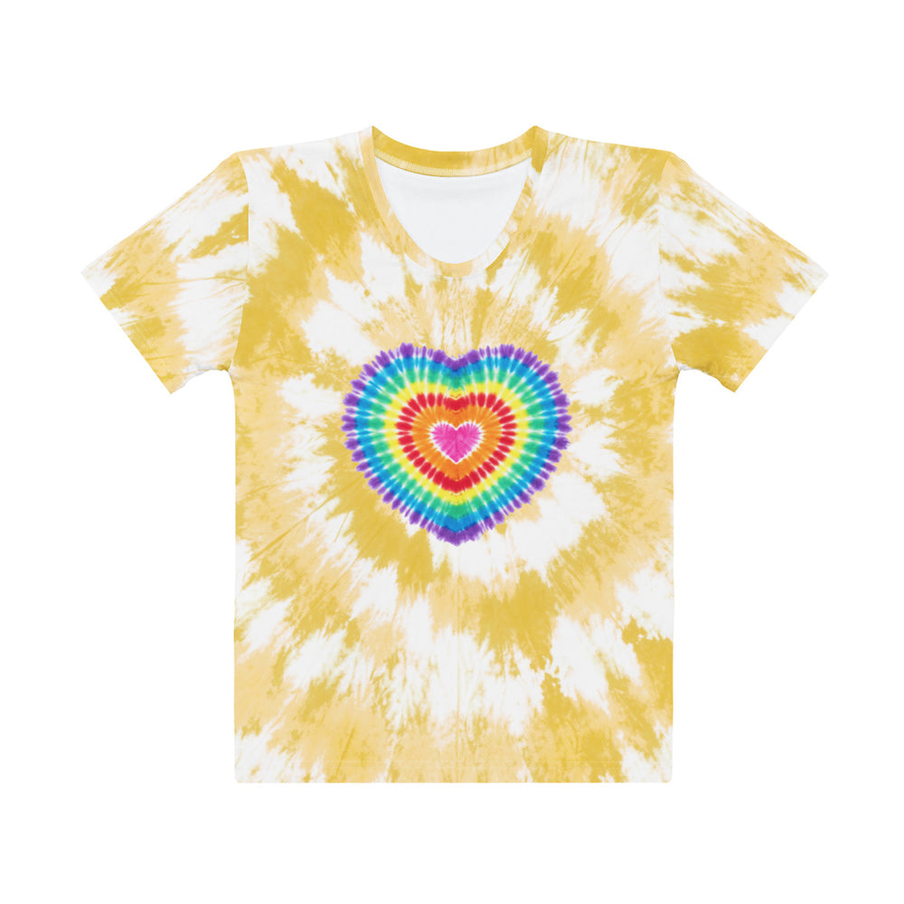 Women’s Tie Dye Heart Tee