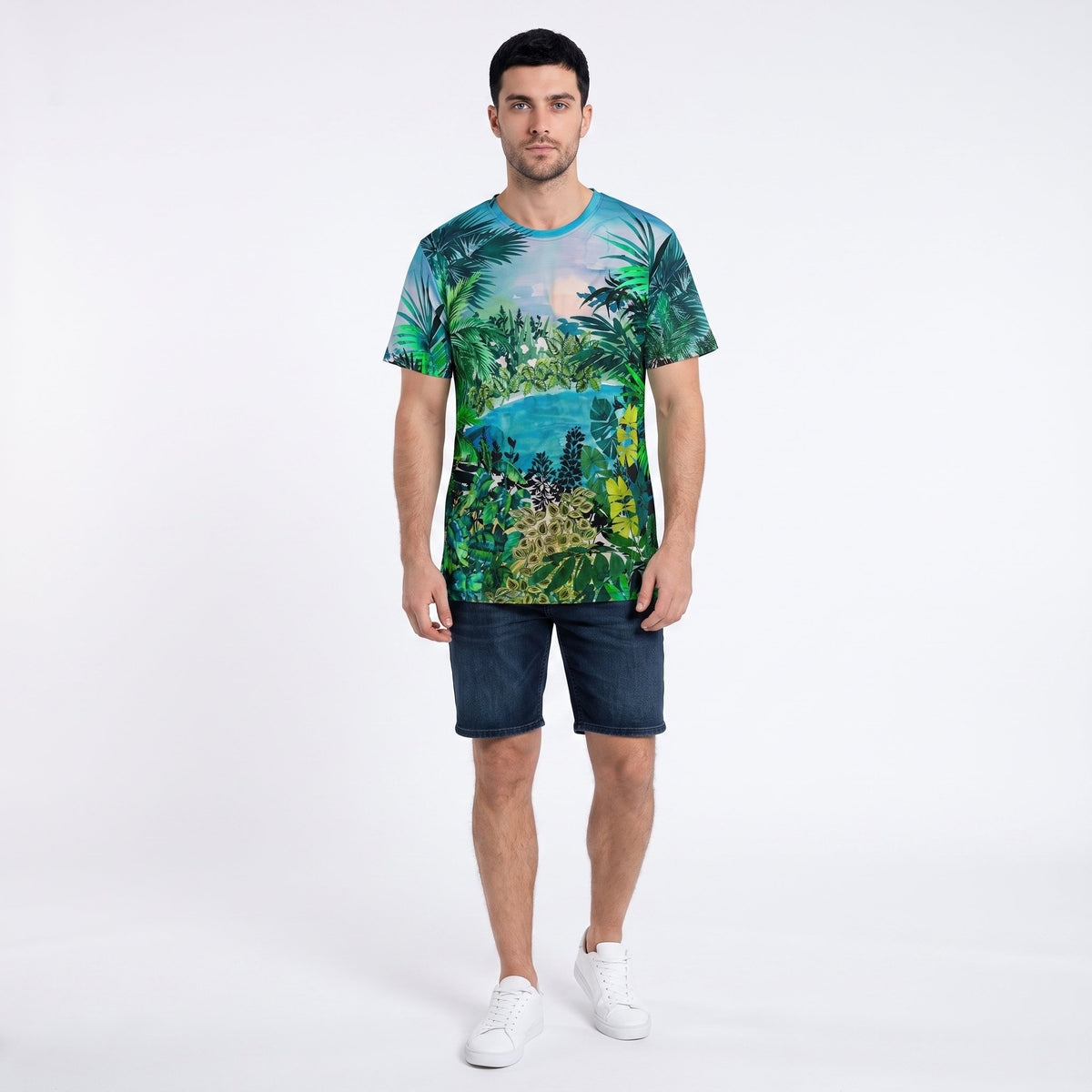 Poolside Jungle Men's Tee