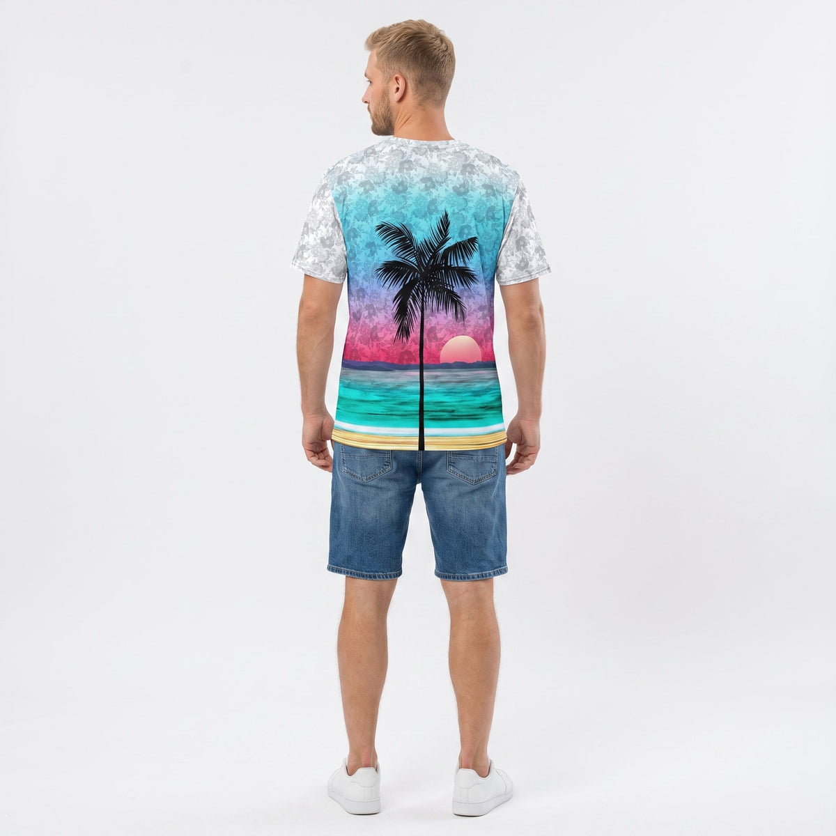 Pattern Palm Men’s Tee