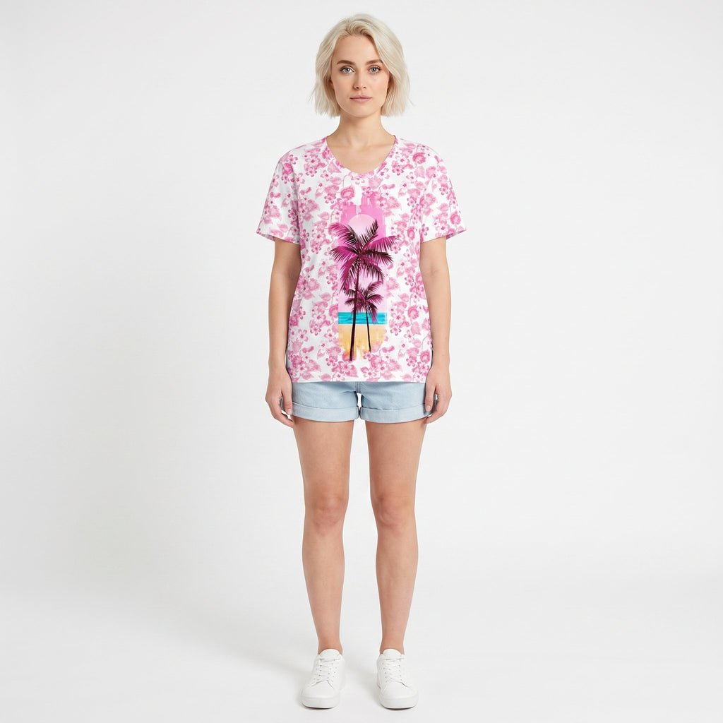 Pink Tropical Women’s Tee