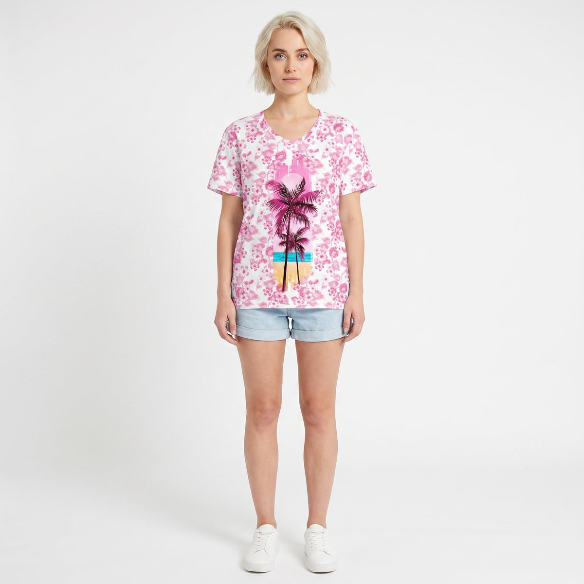 Pink Tropical Women’s Tee