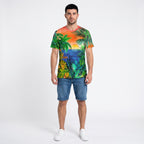Tropical Jungle Sunrise Men's Tee