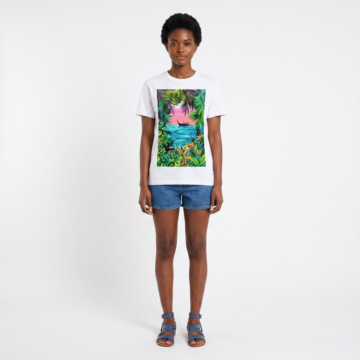 Paradise Scene Unisex Tee
