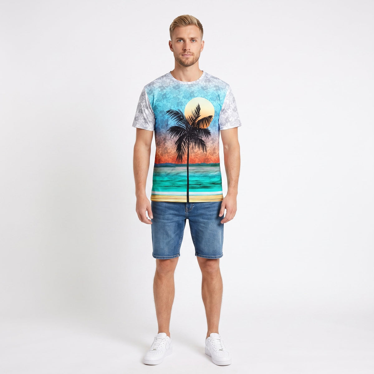 Pattern Palm Men’s Tee