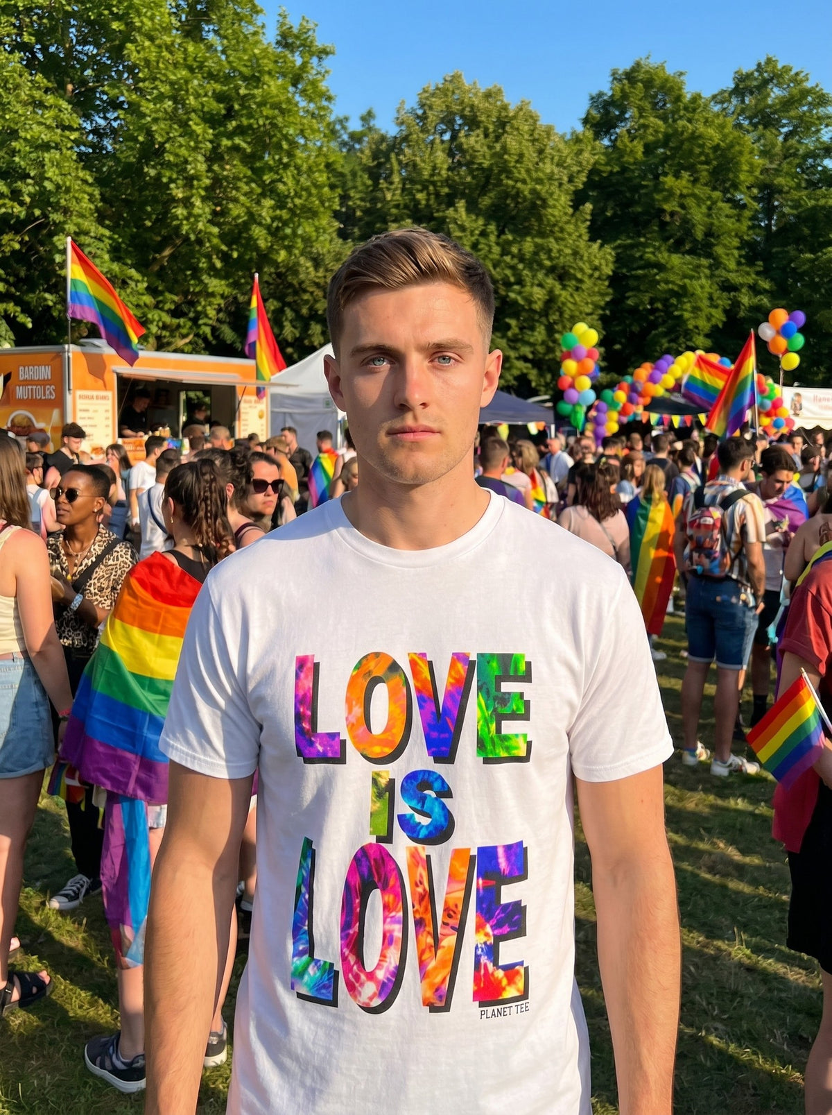 Tie Dye Love Is Love Tee